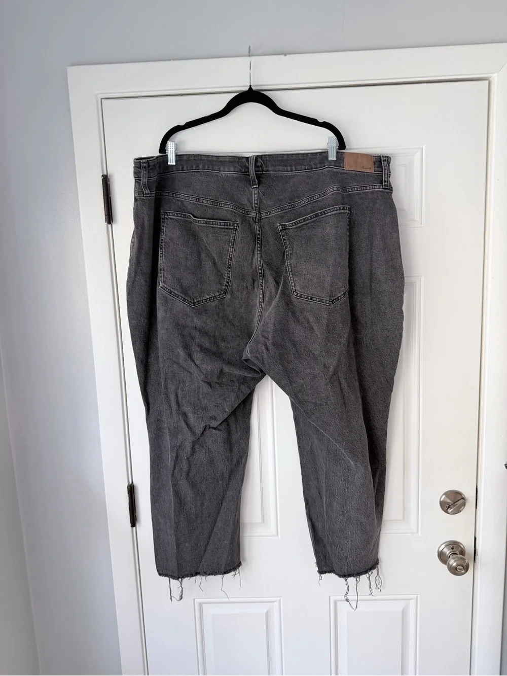 Madewell size 28w The Curvy Plus Perfect‎ Vintage Straight Jean in Lunar black